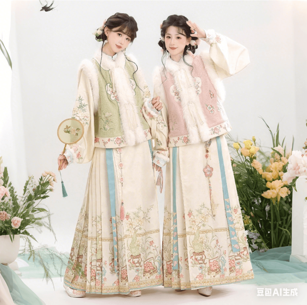 汉服结构示意图